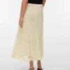 Awblakely lange rok met hoge taille