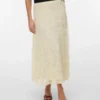 Awblakely lange rok met hoge taille