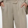 Awbraelyn broek met middelhoge taille