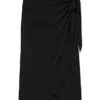 Awfrances midi-rok met hoge taille
