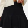 Awjusti kort rokje met hoge taille