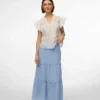 Awkeeley lange rok met hoge taille