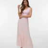 Awkeeley lange rok met hoge taille