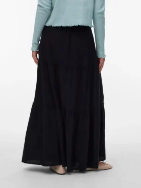 Awkeeley lange rok met hoge taille