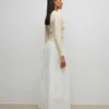 Awkeeley lange rok met hoge taille