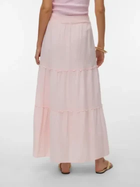 Awkeeley lange rok met hoge taille