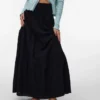 Awkeeley lange rok met hoge taille