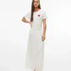 Awkeeley lange rok met hoge taille