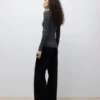 Awmaddie-Jeans met hoge taille en wijde pijpen