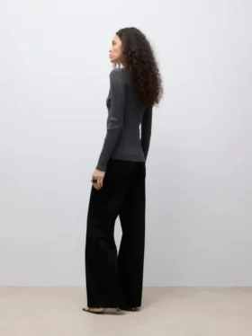 Awmaddie-Jeans met hoge taille en wijde pijpen