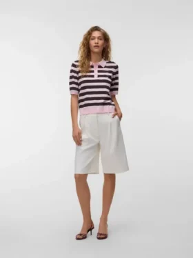 Awoline gebreid poloshirt