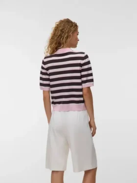 Awoline gebreid poloshirt