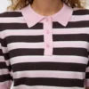 Awoline gebreid poloshirt
