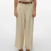 Awpure broek met hoge taille