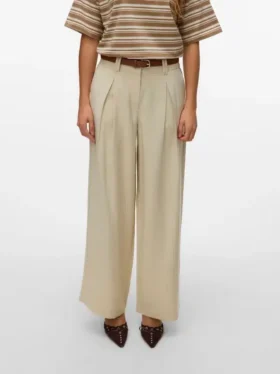 Awpure broek met hoge taille