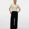 Awpure broek met hoge taille
