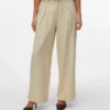 Awpure broek met hoge taille