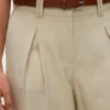 Awpure broek met hoge taille