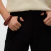 Awpure broek met hoge taille