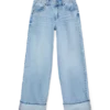 Awrena-Jeans met middelhoge taille en wijde pijpen