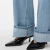 Awrena-Jeans met middelhoge taille en wijde pijpen