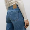 Awrena-Jeans met middelhoge taille en wijde pijpen