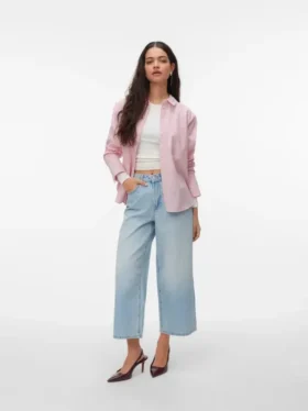 Awsienna High Rise Cropped Fit-Jeans