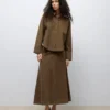 Awtala lange rok met hoge taille