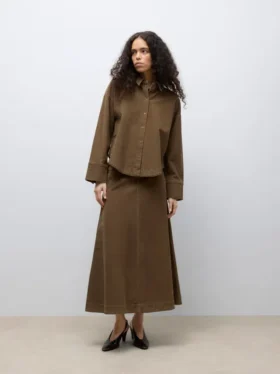 Awtala lange rok met hoge taille