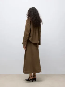 Awtala lange rok met hoge taille