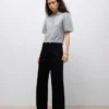 Awtassa gebreid poloshirt