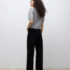 Awtassa gebreid poloshirt