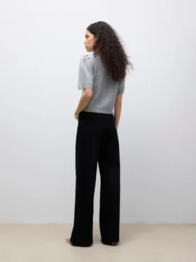 Awtassa gebreid poloshirt