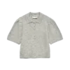 Awtassa gebreid poloshirt