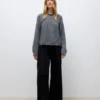 Awtemple-broek met hoge taille