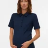 Bodycon-pasvorm Polo-overhemd