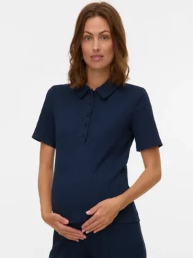 Bodycon-pasvorm Polo-overhemd