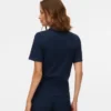 Bodycon-pasvorm Polo-overhemd