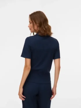 Bodycon-pasvorm Polo-overhemd