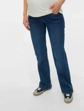Bootcut-Jeans met uitlopende pijpen en middelhoge taille