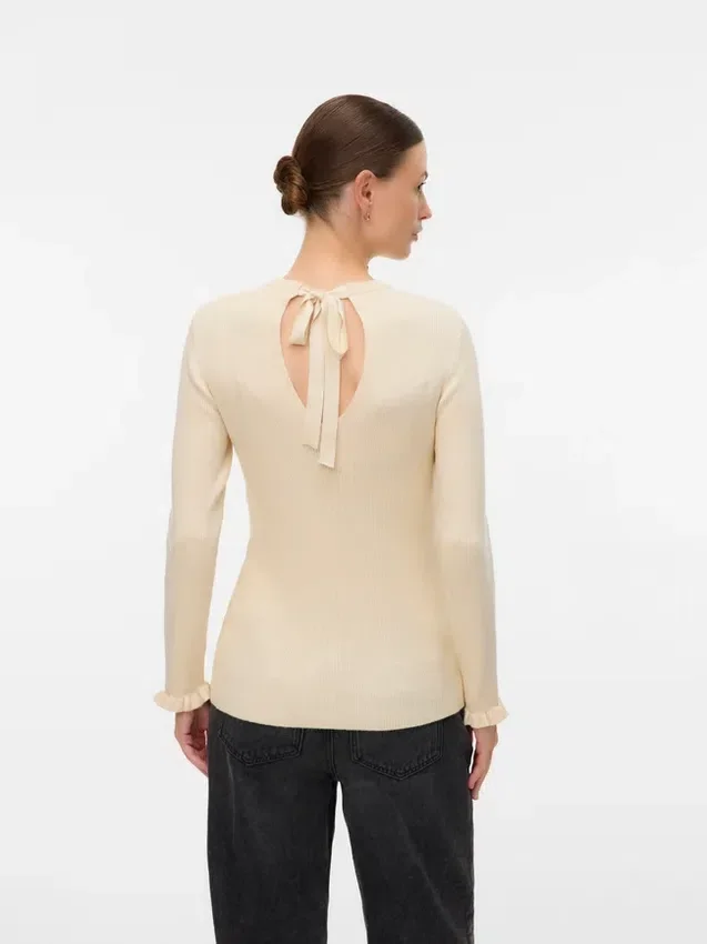 Breigoed top met ronde hals en normale pasvorm Breigoed top met ronde hals en normale pasvorm