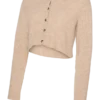 Breigoed vest met ronde hals en normale pasvorm