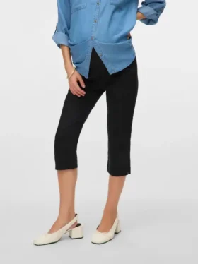 Broek met cropped pasvorm