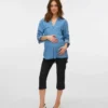 Broek met cropped pasvorm