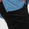 Broek met cropped pasvorm