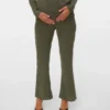 Broek met normale pasvorm en hoge taille