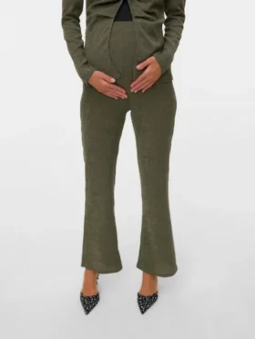 Broek met normale pasvorm en hoge taille