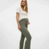 Broek met normale pasvorm en hoge taille