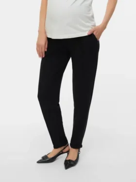 Broek met normale pasvorm en hoge taille