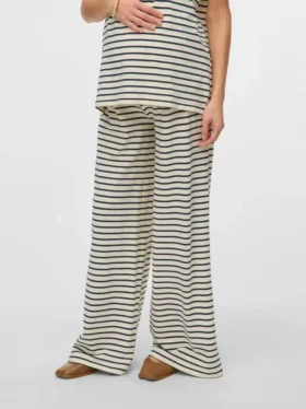 Broek met normale pasvorm en hoge taille